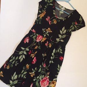 Floral Honey and Lace Dress